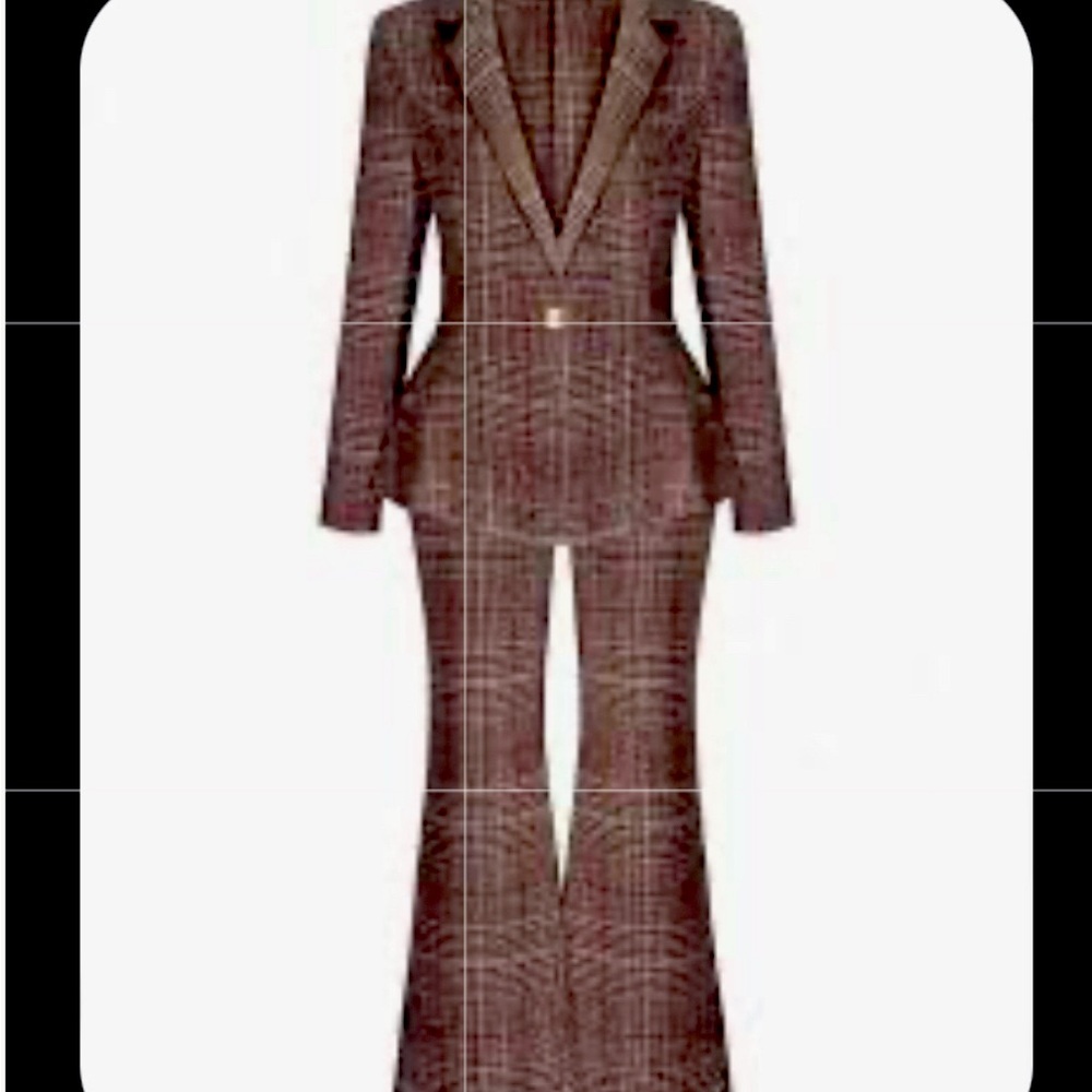 2 piece pant set flare leg